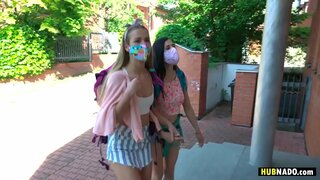 Billie, Alexis sont en train d&#039;être baisée par Steve Q